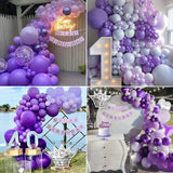 100 Pc Matte Lavender Latex, Air or Water Balloons 5" - YauSpark