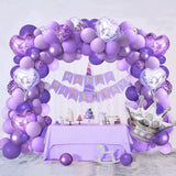 100 Pc Matte Lavender Latex, Air or Water Balloons 5" - YauSpark