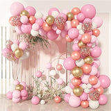 100 Pc Matte Light Pink Latex, Air or Water Balloons 5" - YauSpark
