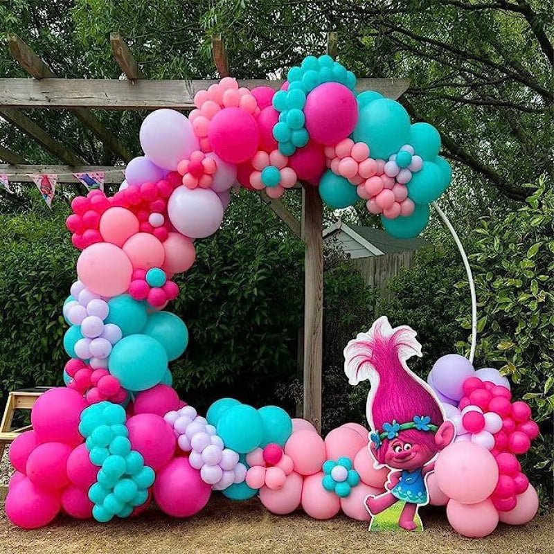 100 Pc Matte Light Pink Latex, Air or Water Balloons 5" - YauSpark