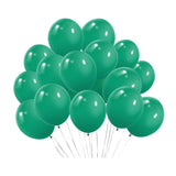 100 Pc Matte Mid Green Latex, Air or Water Balloons 5" - YauSpark