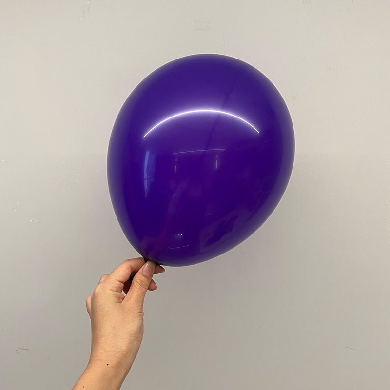 100 Pc Matte Purple Latex, Air or Water Balloons 5" - YauSpark
