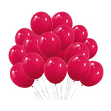 100 Pc Matte Wild Red Latex, Air or Water Balloons 5" - YauSpark