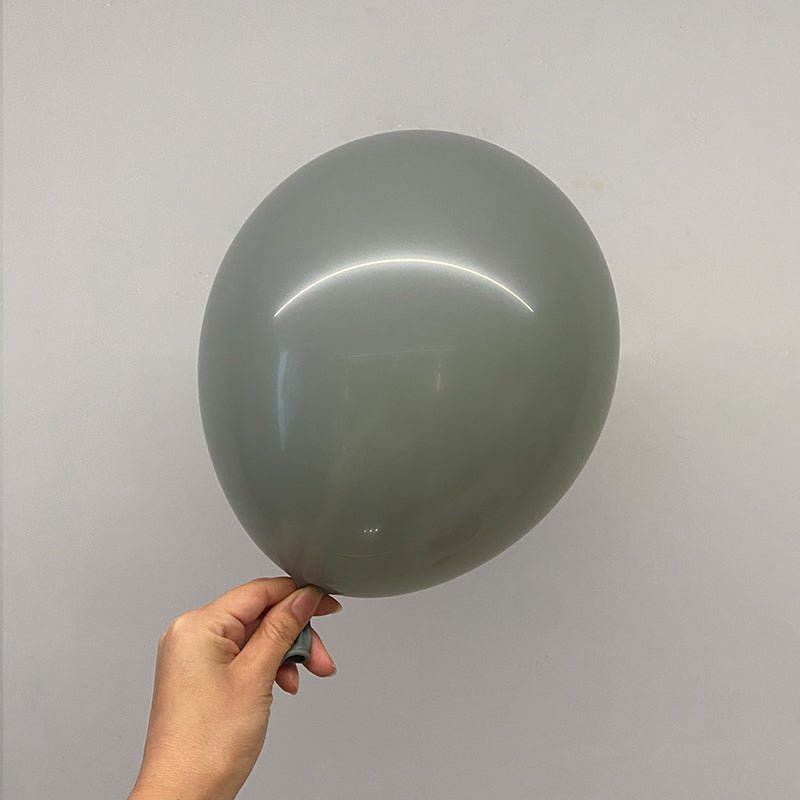 100 Pc Pastel Dusk Green Latex Helium, Air or Water Balloons 10" - YauSpark