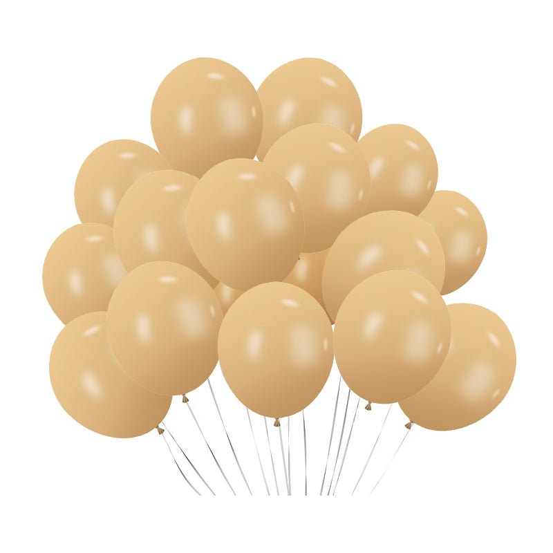 100 Pc Retro Apricot Latex, Air or Water Balloons 5" - YauSpark