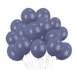 100 Pc Retro Blue Haze Latex, Air or Water Balloons 5" - YauSpark