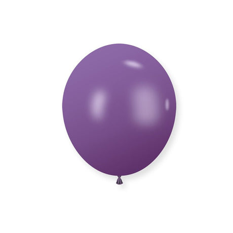 100 Pc Retro Light Purple Latex Helium, Air or Water Balloons 10" - YauSpark