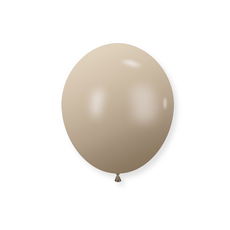 100 Pc Retro White Sand Latex Helium, Air or Water Balloons 10" - YauSpark