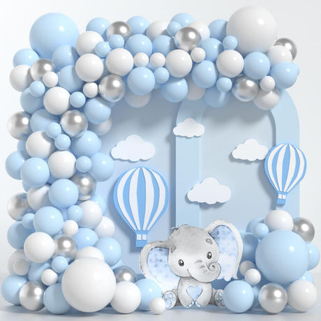 109 Pc Macaron Blue DIY Balloon Garland Kit - YauSpark