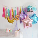 12 Pc Pre - Tied Paper Fringe Tassels Rose Gold - YauSpark