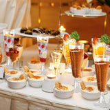12 Pcs Plastic Champagne Glasses 5oz Clear - YauSpark