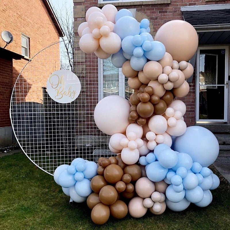 135 Pc Light Blue Skin DIY Balloon Garland Kit - YauSpark