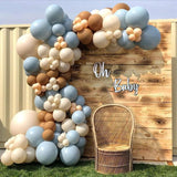 135 Pc Light Blue Skin DIY Balloon Garland Kit - YauSpark