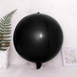 2 Pc Black 4D Sphere Mylar Foil Helium or Air Balloons 18" - YauSpark
