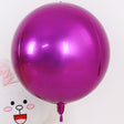 2 Pc Rose Red 4D Sphere Mylar Foil Helium or Air Balloons 22" - YauSpark