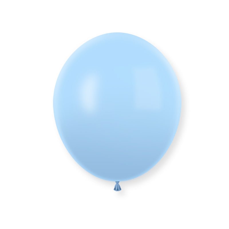25 Pc Macaroon Blue Latex Helium, Air or Water Balloons 12" - YauSpark