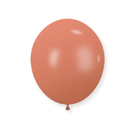 25 Pc Retro Cameo Brown Latex Helium, Air or Water Balloons 12" - YauSpark