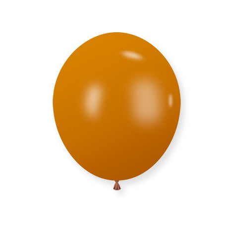 25 Pc Retro Caramel Orange Latex Helium, Air or Water Balloons 12" - YauSpark