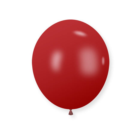 25 Pc Retro Garnet Latex Helium, Air or Water Balloons 12" - YauSpark