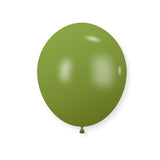 25 Pc Retro Matcha Latex Helium, Air or Water Balloons 12" - YauSpark