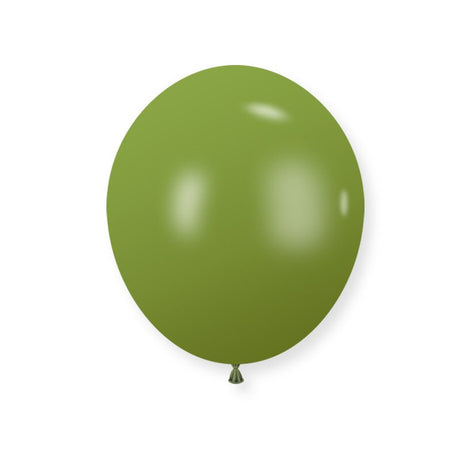 25 Pc Retro Matcha Latex Helium, Air or Water Balloons 12" - YauSpark