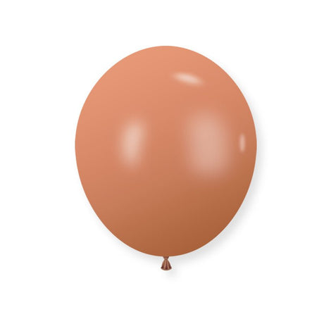 25 Pc Retro Warm Pink Latex Helium, Air or Water Balloons 12" - YauSpark