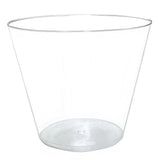 25 Pcs Plastic Party Cups 9oz Crystal Clear - YauSpark