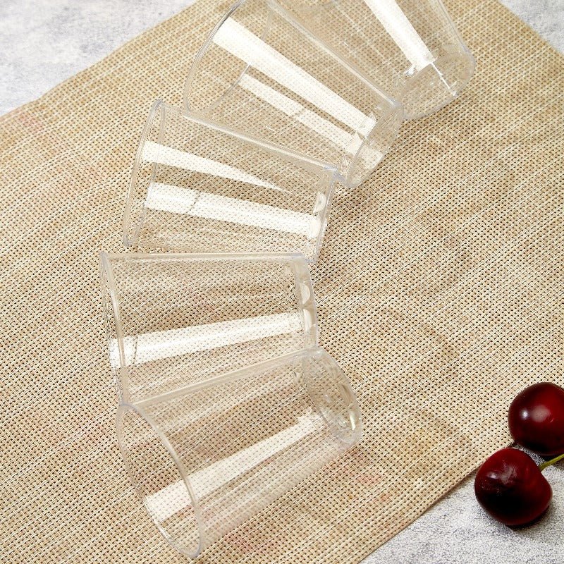 25 Pcs Plastic Tumbler Cups 10oz Clear - YauSpark