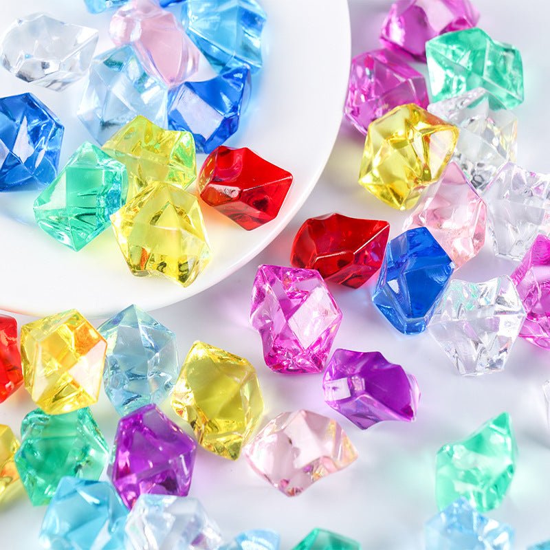 320 Pcs Acrylic Ice Bead Vase Fillers Colorful - YauSpark