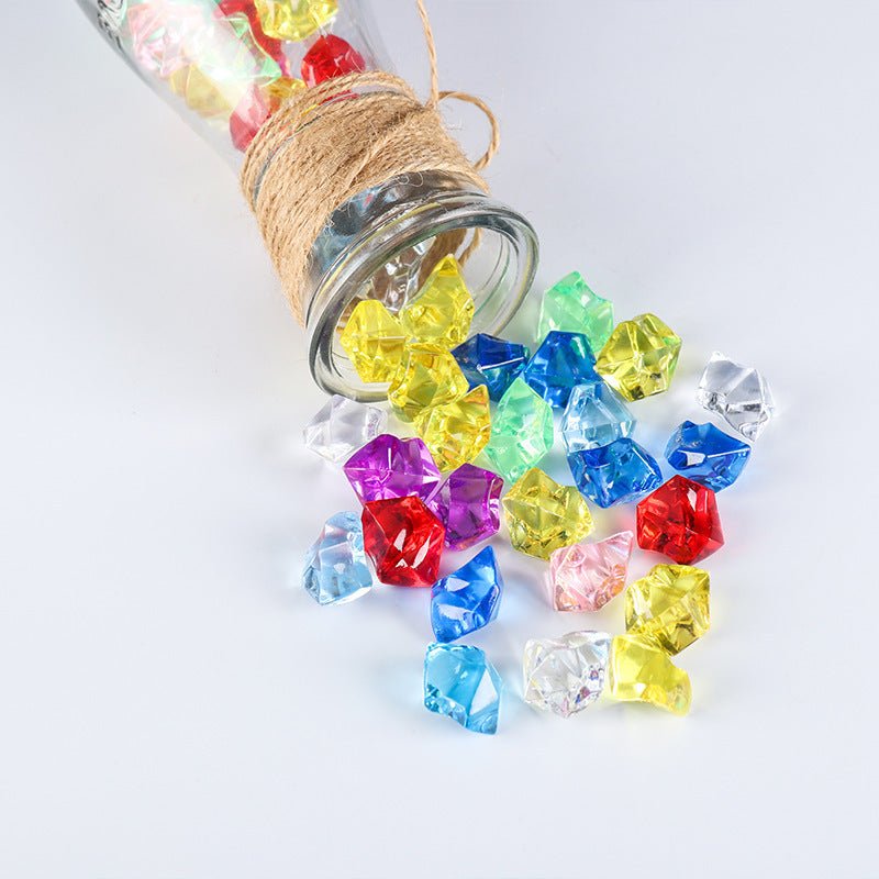 320 Pcs Acrylic Ice Bead Vase Fillers Colorful - YauSpark