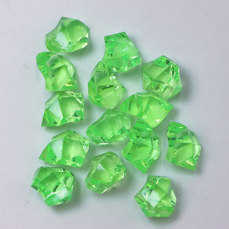320 Pcs Acrylic Ice Bead Vase Fillers Emerald Green - YauSpark
