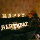 3D Marquee Gold with Warm White 6"