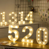 3D Marquee Gold with Warm White 6"