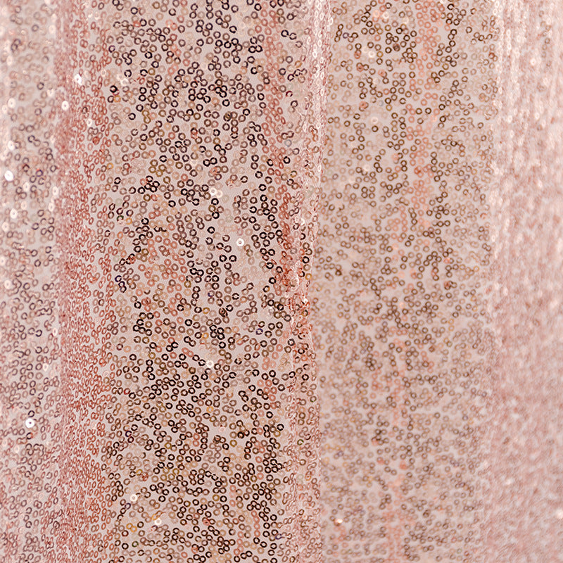 Sequin Round Tablecloth 132" Mint Green