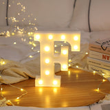 3D Marquee Gold with Warm White 6" - YauSpark