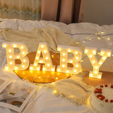 3D Marquee Gold with Warm White 6" - YauSpark