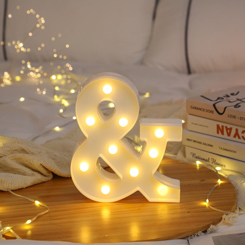 3D Marquee Gold with Warm White 6" - YauSpark