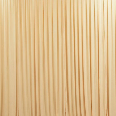 4-Way Stretch Spandex Backdrop Drape Curtain Champagne