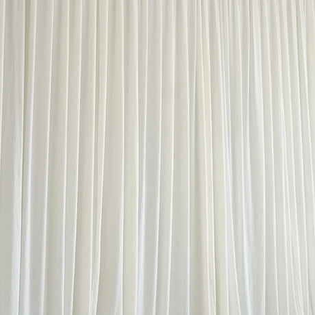4-Way Stretch Spandex Backdrop Drape Curtain Off-White