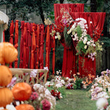 4-Way Stretch Spandex Backdrop Drape Curtain Burgundy