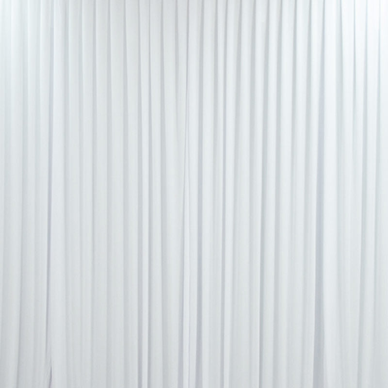 4-Way Stretch Spandex Backdrop Drape Curtain White