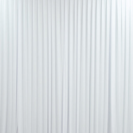 4-Way Stretch Spandex Backdrop Drape Curtain White