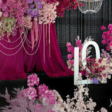 4-Way Stretch Spandex Backdrop Drape Curtain Rose Red