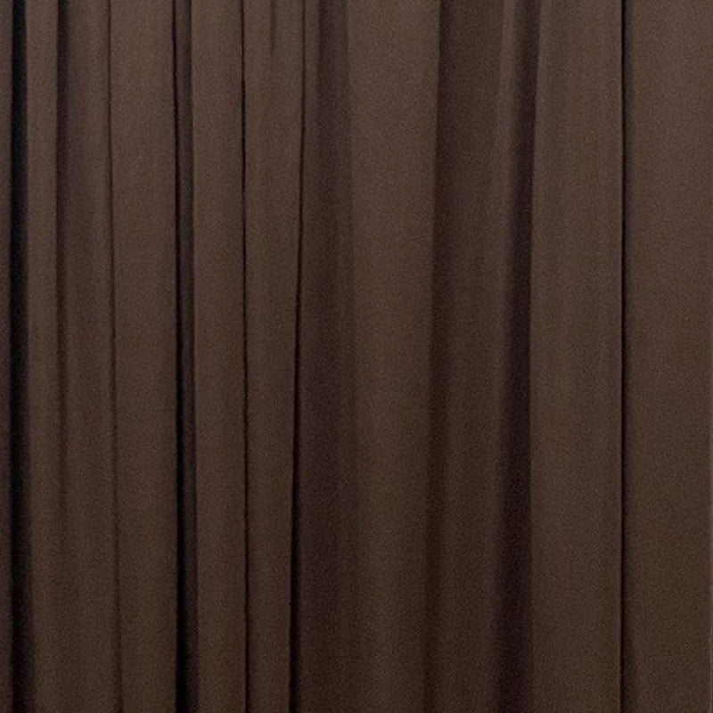 4-Way Stretch Spandex Backdrop Drape Curtain Dark Brown