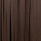 4-Way Stretch Spandex Backdrop Drape Curtain Dark Brown