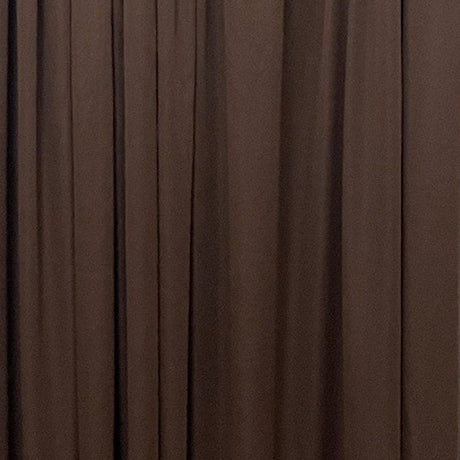 4-Way Stretch Spandex Backdrop Drape Curtain Dark Brown