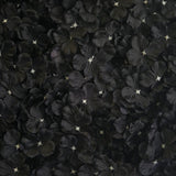 4 Pc Hydrangea Flower Wall Mat Backdrop 11 Sq ft Black - YauSpark