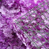4 Pc Hydrangea Flower Wall Mat Backdrop 11 Sq ft Purple - YauSpark