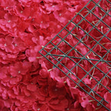4 Pc Hydrangea Flower Wall Mat Backdrop 11 Sq ft Red - YauSpark