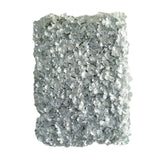 4 Pc Hydrangea Flower Wall Mat Backdrop 11 Sq ft Silver - YauSpark
